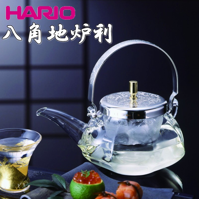 酒器 おしゃれ 上品 HARIO ハリオ 耐熱ガラス 八角地炉利 360ml 2合