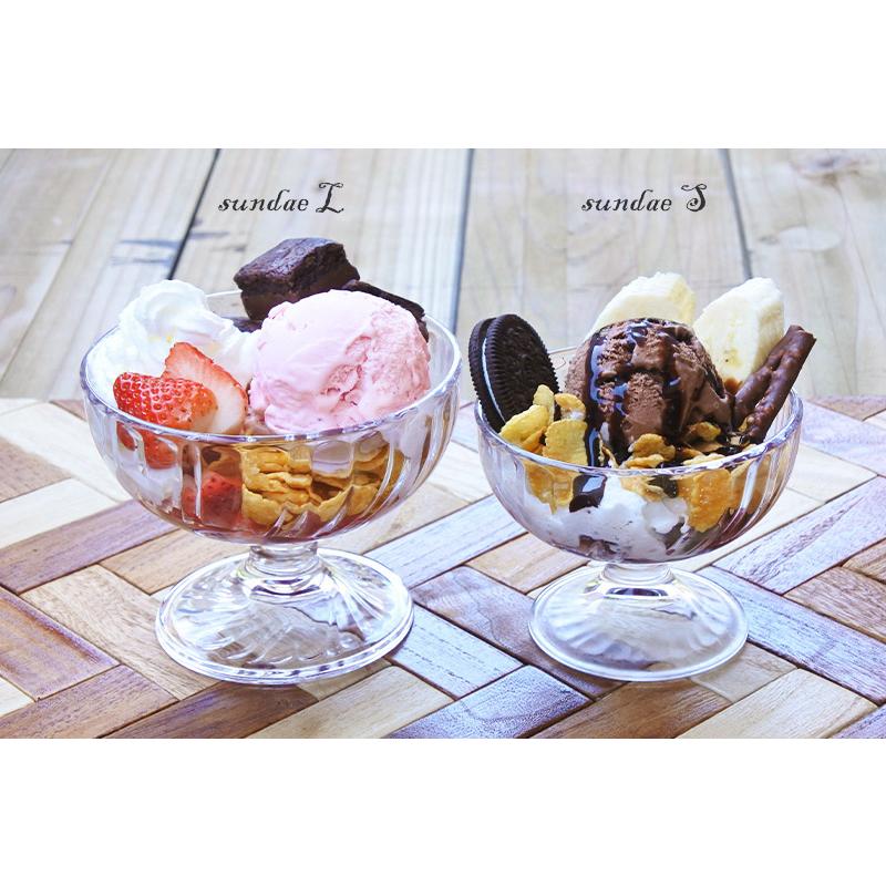 食器 デザートカップ アイスクリームカップ おしゃれ レトロ Arcoroc アルコロック モール サンデー Sサイズ JD-1333｜sara-lia｜05