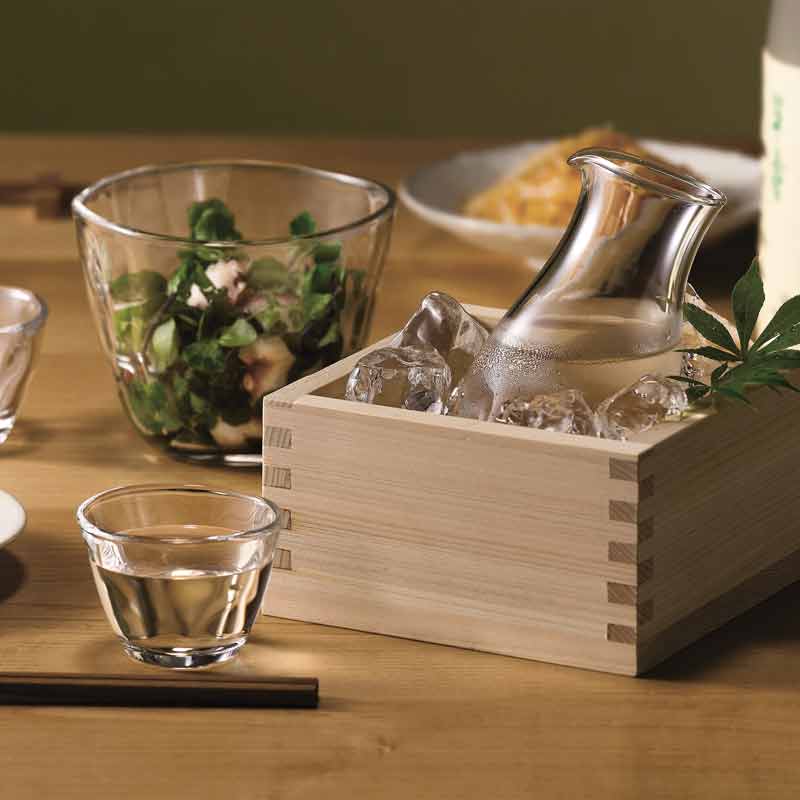 食器 盃 杯 ぐい呑み セット おしゃれ ガラス てびねり 吟醸 アデリア