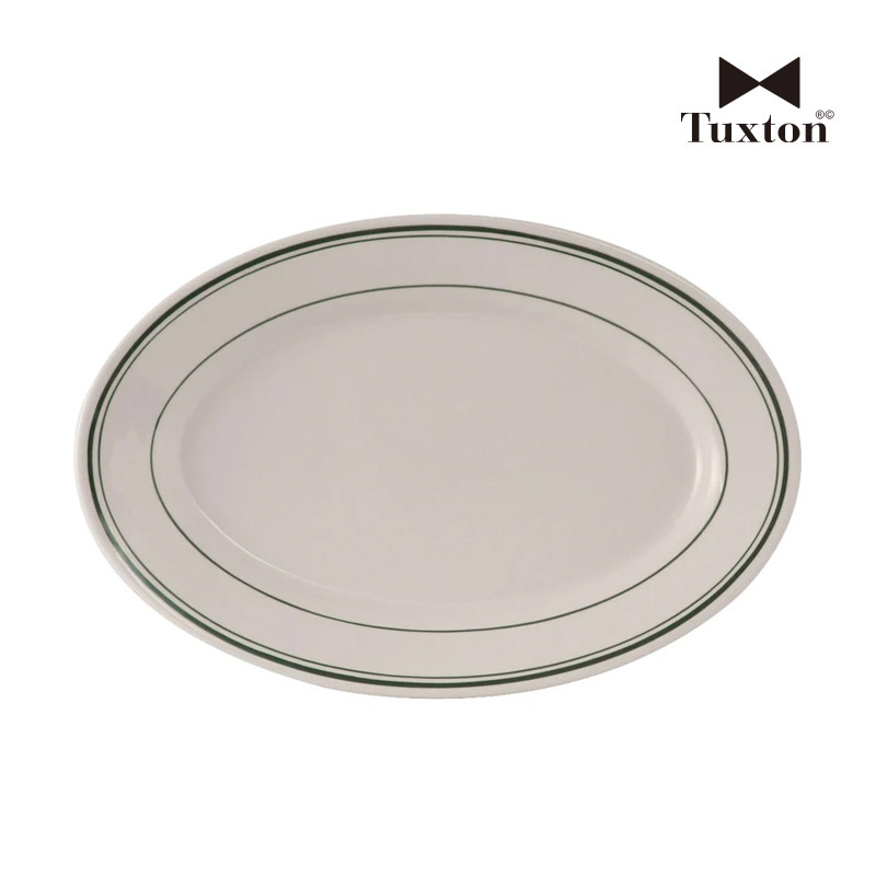 お皿 楕円皿 27cm Tuxton Greenbay タクストン グリーンベイ オーバル