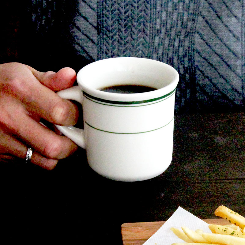 マグカップ 西海岸風 アメリカンダイナー Tuxton Greeenbay Canton Mug