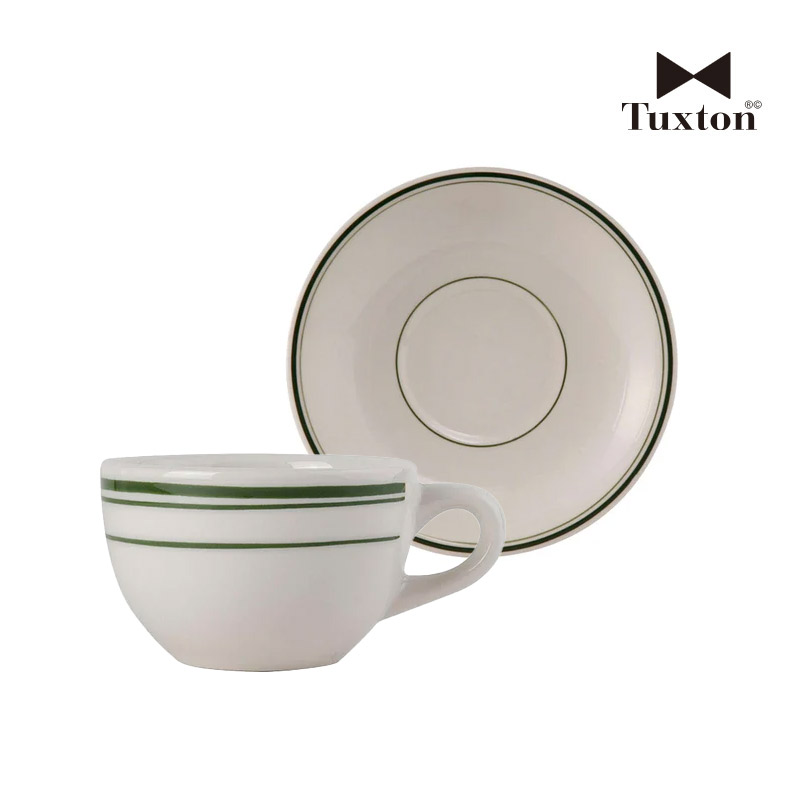 コーヒー カップソーサーセット Tuxton Greenbay タクストン グリーン