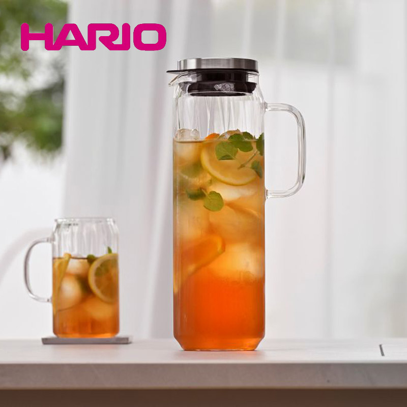 冷蔵庫ポット 麦茶ポット ピッチャー 水差し HARIO ハリオ 耐熱ガラス
