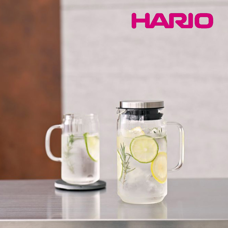 冷蔵庫ポット 麦茶ポット ピッチャー 水差し HARIO ハリオ 耐熱ガラス