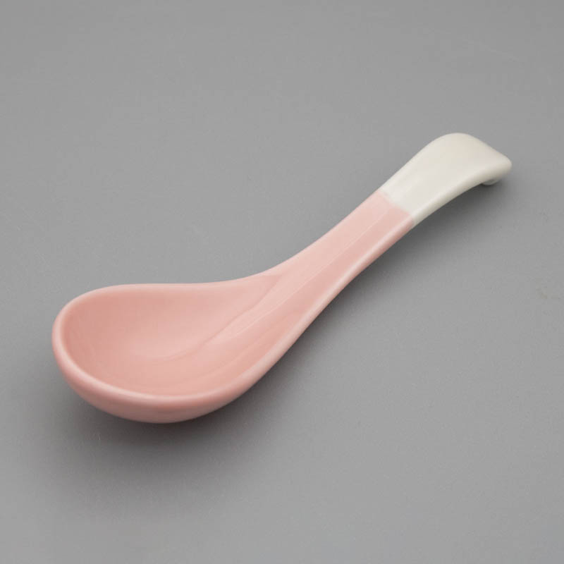 れんげ 15cm 陶器 スプーン 中華食器 持ちやすい かわいい 美濃焼