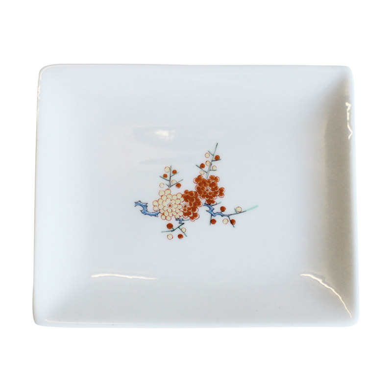 長角皿 角皿 小皿 和食器 和風 漬物皿 珍味 お茶請け 和菓子 柿右衛門