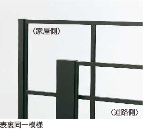 受注生産品】YKKAP シャローネ門扉 SC03型 07-10 門柱・両開きセット YKKAP シャローネ門扉 SB02型 片開き 門柱仕様 08-12