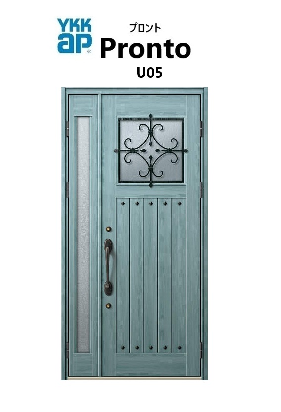 YKKAP 玄関ドア プロント U05 手動錠 親子 入隅 W1135 H2330 ykk リフォーム DIY