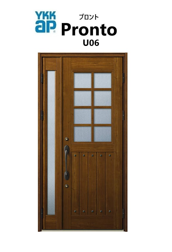 YKKAP 玄関ドア プロント U06 手動錠 親子 入隅 W1135 H2330 ykk リフォーム DIY