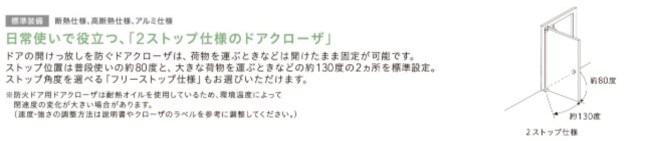 リフォーム用玄関ドア リシェント3 K2仕様 片開きドア S14型 非防火仕様 断熱仕様 W714〜977×H1739〜2439mm_15