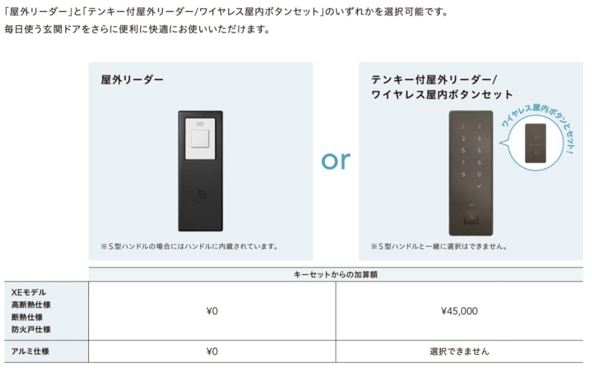 リフォーム用玄関ドア リシェント3 K4仕様 片開きドア D79型 非防火仕様 断熱仕様 W714〜977×H1739〜2439mm_13