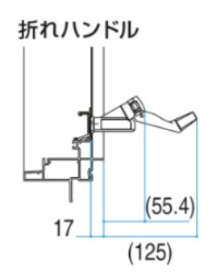 YKKAP APW330 樹脂窓 06005 W640×H570 高所用すべり出し窓 ガス無し 