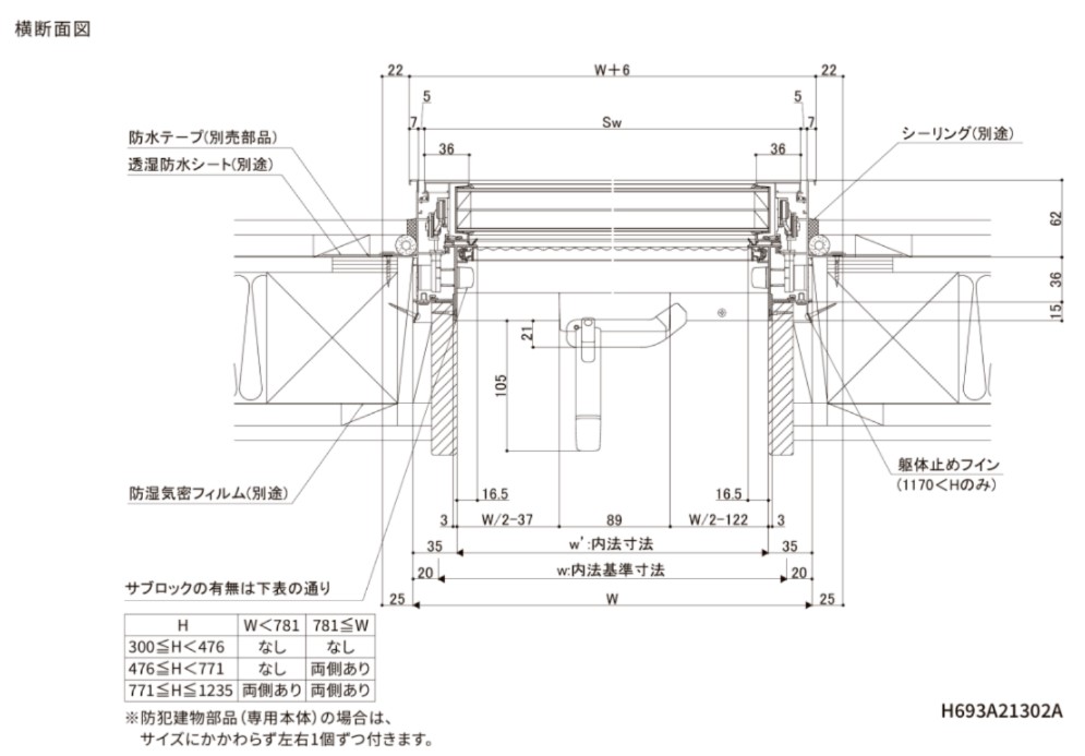 LIXIL TW PG 横すべり出し窓 146143 W1500×H1500 複層ガラス アルミ