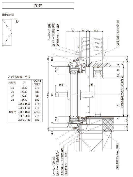 LIXIL TW PG テラスドア（在来） 07424 W780×H2430 Low-E複層ガラス アルミ樹脂複合 アルゴンガス入り ペアガラス_11