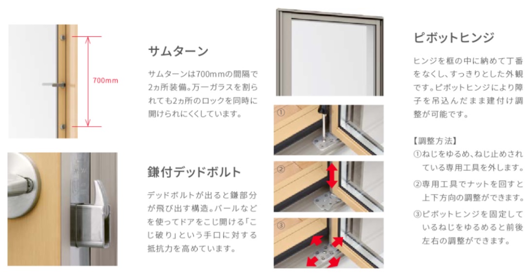 LIXIL サーモスL テラスドア 単純段差 06918B W730×H1860 204 一般複層