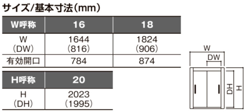 LIXIL ラシッサS 室内引戸 LWB 1620/1820 ケーシング 引違い戸2枚建 Vレール 建具 室内建具 リフォーム DIY 木製建具_3