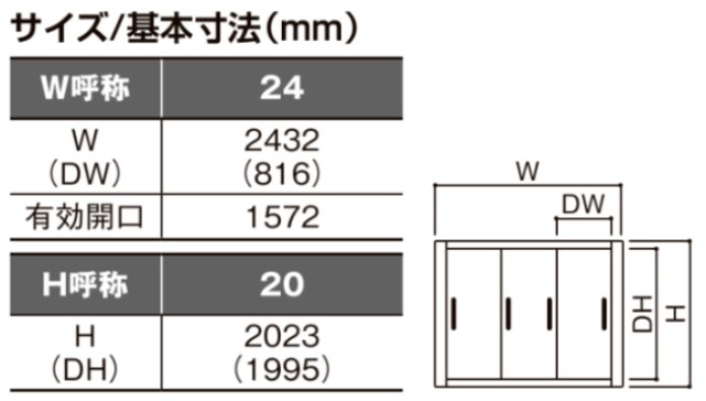 LIXIL ラシッサS 室内引戸 LGR 2420 ケーシング 引違い戸3枚建 Vレール 建具 室内建具 リフォーム DIY 木製建具 新築_3