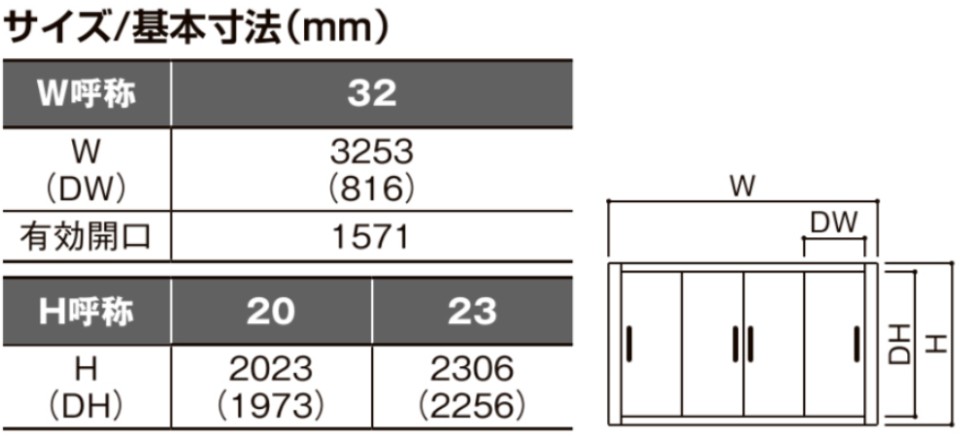 LIXIL ラシッサS 室内引戸 LZA 3220/3223 ケーシング 可動間仕切り 引違い4枚建 上吊 錠なし 建具 室内建具 リフォーム_6
