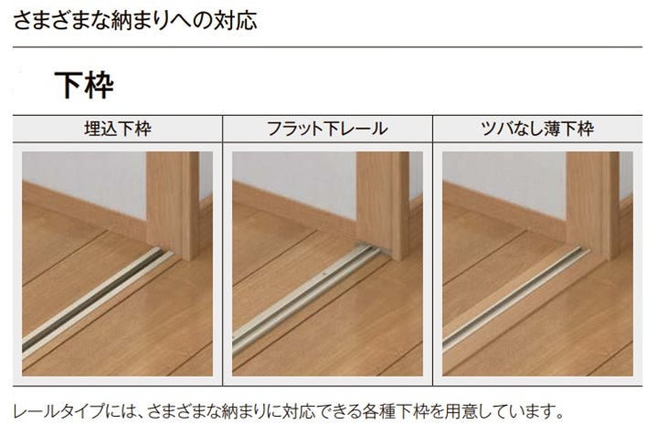 LIXIL ラシッサS 室内折れ戸 H23 LAC 2423/2623/27M23 ノンケーシング枠 クローゼットドア レールタイプ H23 建具_4