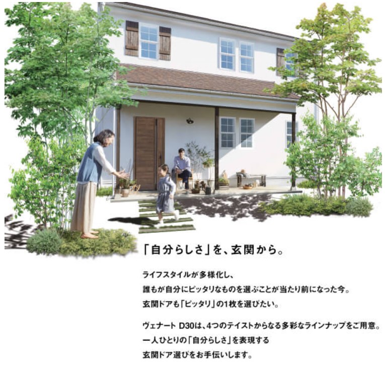 YKK 玄関ドア ヴェナート C08 手動錠 シック 断熱 Venato D30 片開き