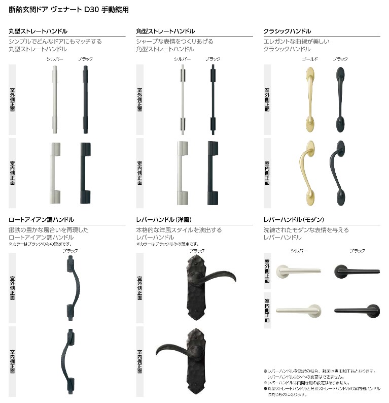 YKK 玄関ドア ヴェナート C08 手動錠 シック 断熱 Venato D30 片開き