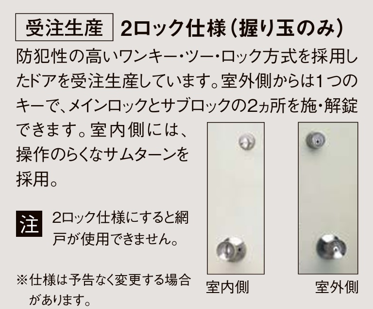 ロンカラーフラッシュドア 半外付 0818 W803×H1820 立額付 : サッシ