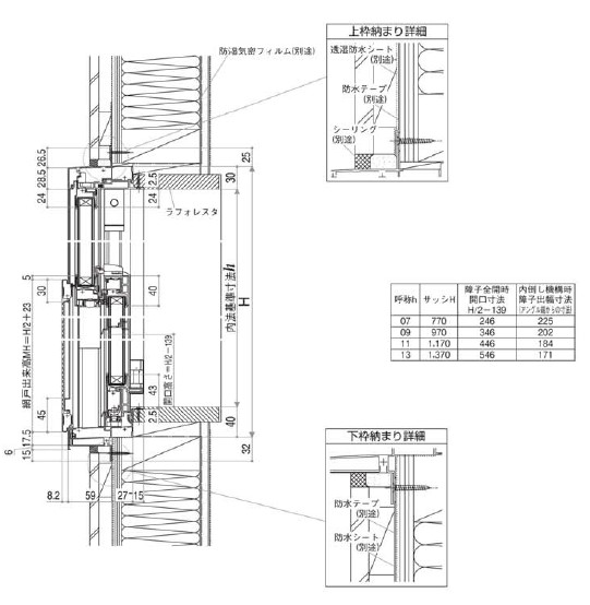 YKKAP エピソードIINEO 面格子付片上げ下げ窓 Low-E 06913 W730
