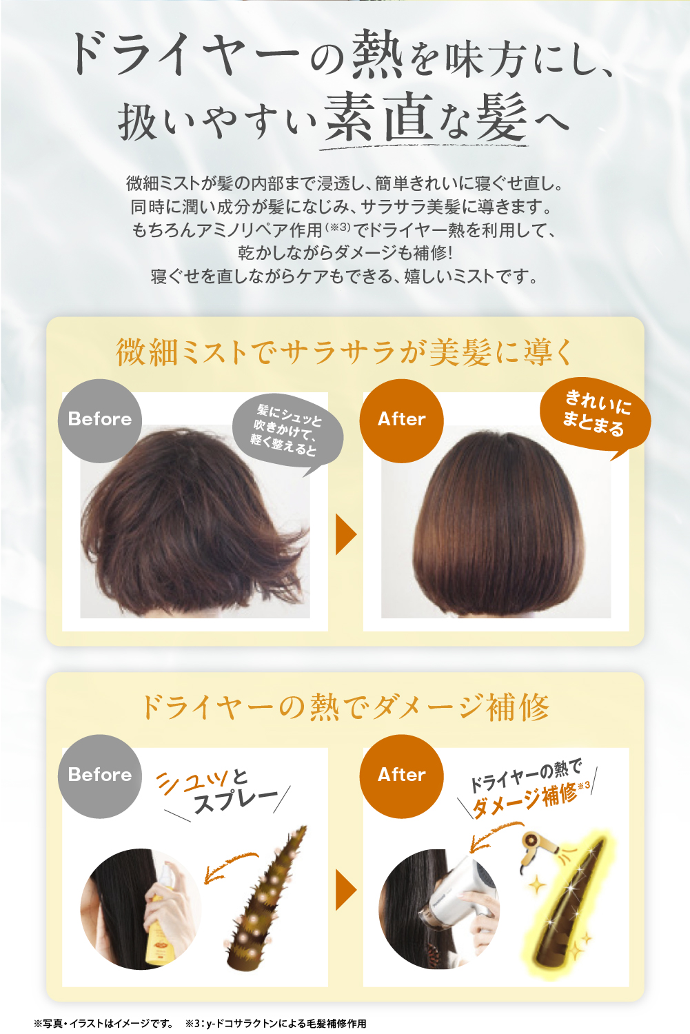 自然派clubサスティ 利尻ヘアクリーム 150ml＆利尻ヘアミスト