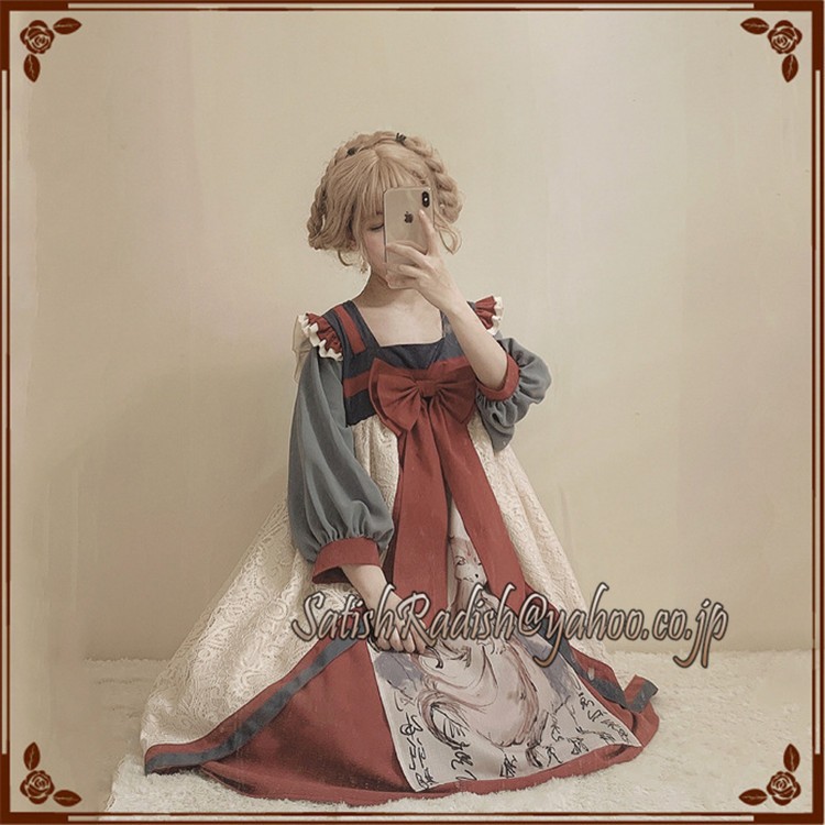 ドレス ロリータワンピース レディース二次元衣装 ドレス ガールズ ロリータ衣装 コスプレ チャイナ風 変装 仮装 コスプレ 変装 2402 Satishradish Lolita ドレス