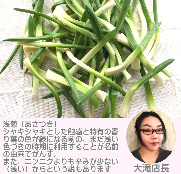 山菜 あさつき