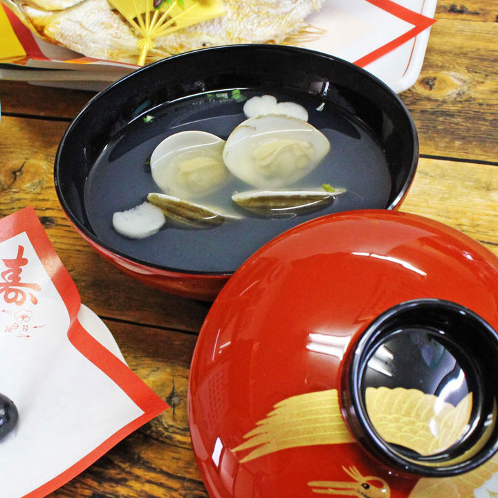 はまぐり吸物 お食い初め鯛 料理