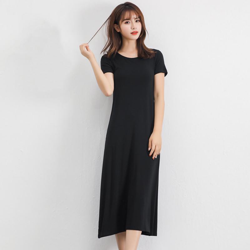 ワンピース レディース ロングワンピース Tシャツ ゆったり Aライン 無地 大きいサイズ ワンピ ノースリーブ マキシ 夏 おしゃれ |  | 01