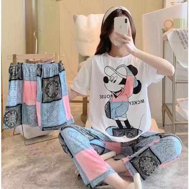 パジャマレディースルームウェア おしゃれ 綿 セットアップ 半袖 春 夏 柔らかく軽い薄手の快適Tシャツ 可愛い ゆったり シンプル寝巻き部屋着 |  | 18