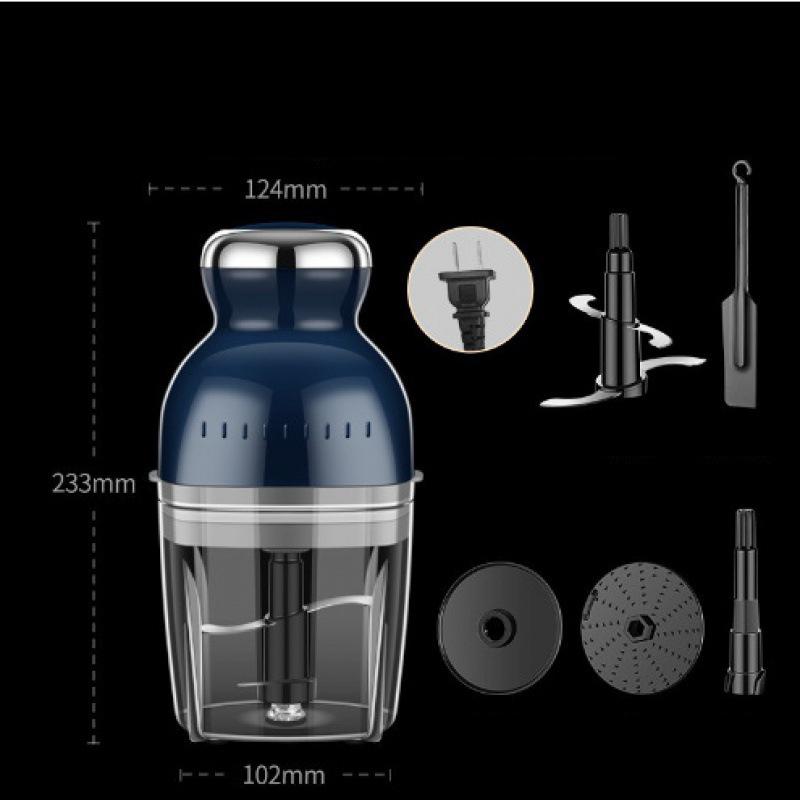 期間限定販売フードプロセッサー 電動 ミキサー 小型 粉末機 家庭用 ブレンダー 離乳食 大根おろし器 肉切り機 コンパクト みじん切り ひき肉機 |  | 03