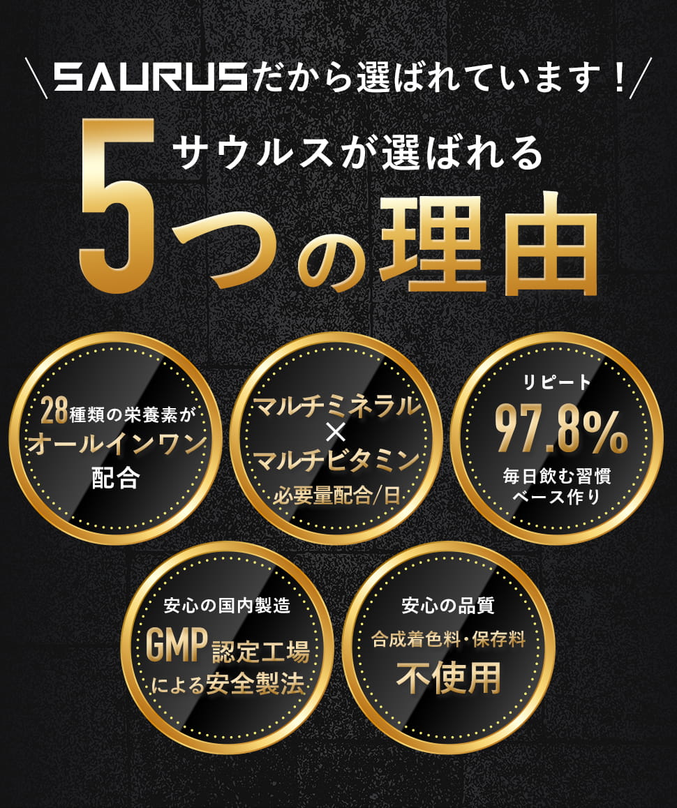 ベースサウルスが選ばれる5つの理由
