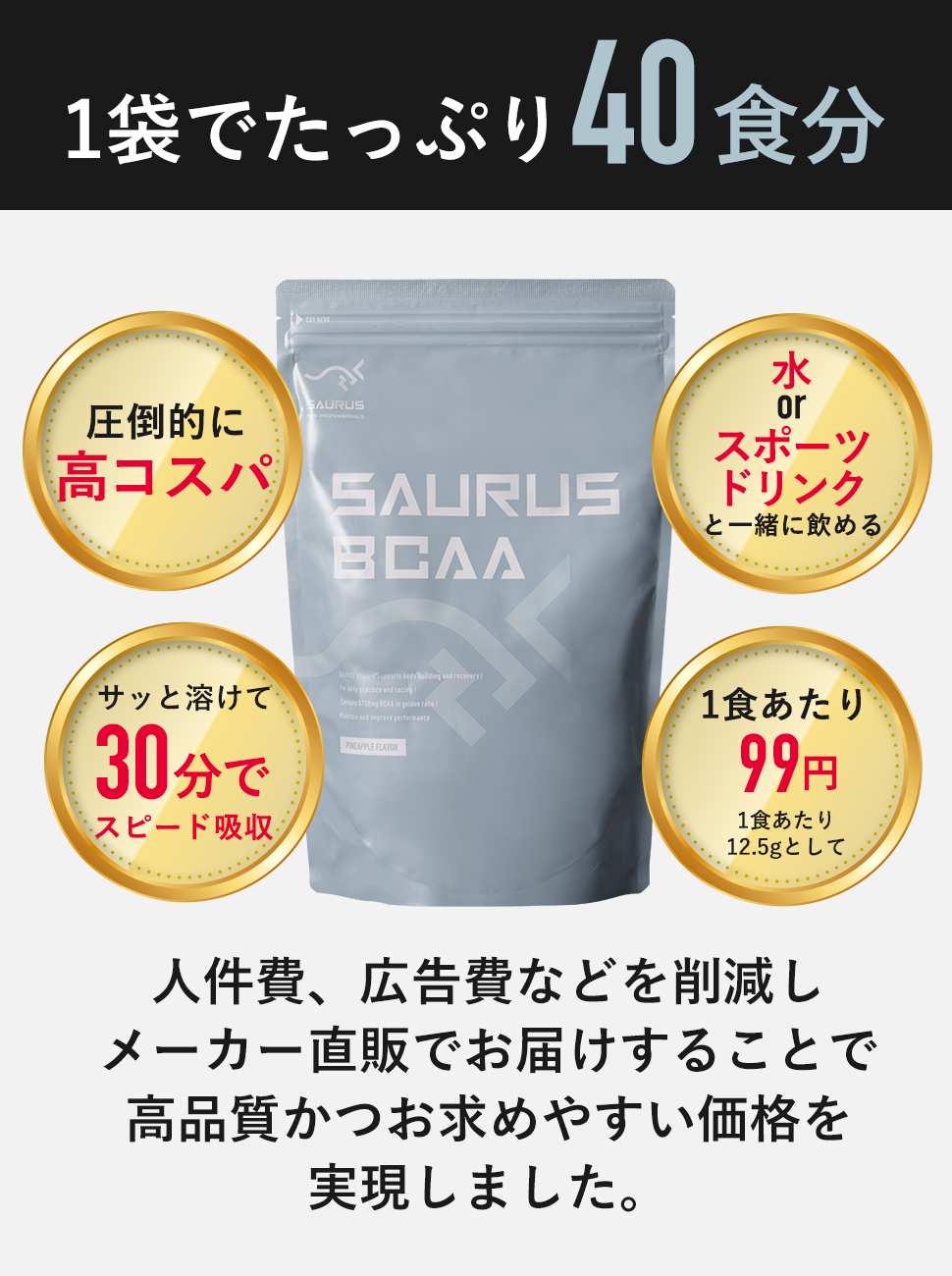 1袋で40食分