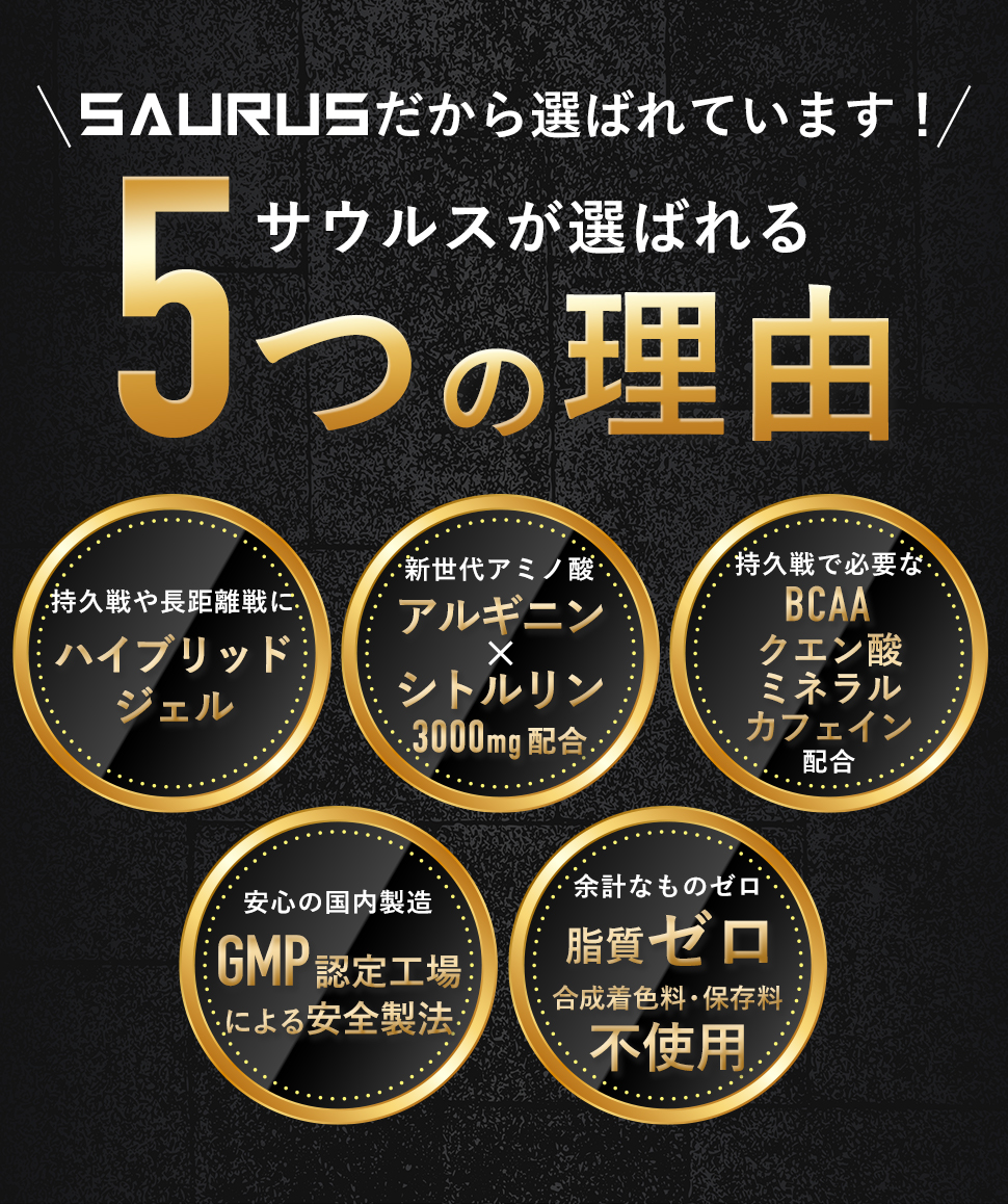 SAURUSが選ばれる理由