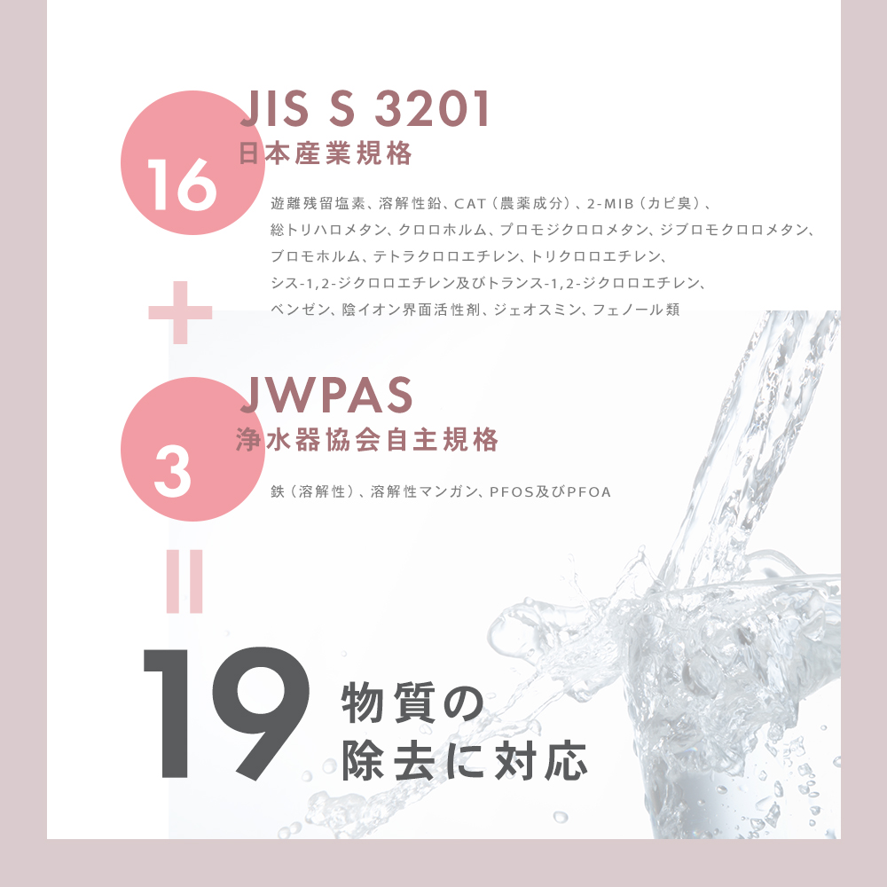 19物質の除去に対応