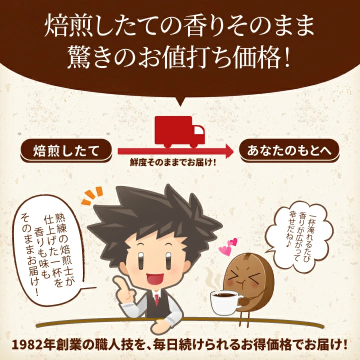 焙煎直後 鮮度 産地直送 工場