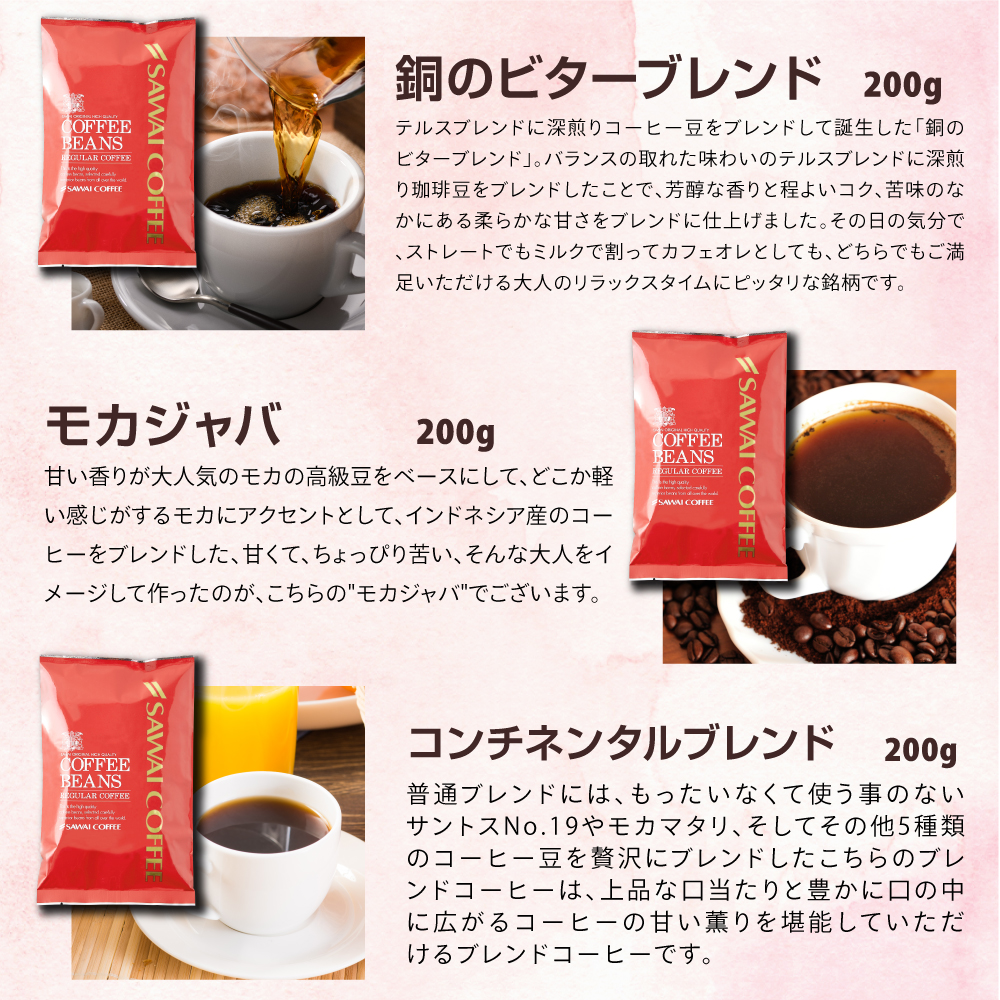澤井珈琲 焙煎したて コーヒー 豆 粉 2kg 福袋 大容量 200gx10袋 200杯