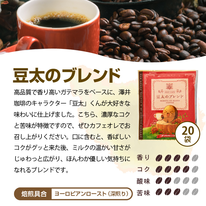 個包装 ドリップ コーヒー 60杯分 珈琲 飲...の詳細画像5