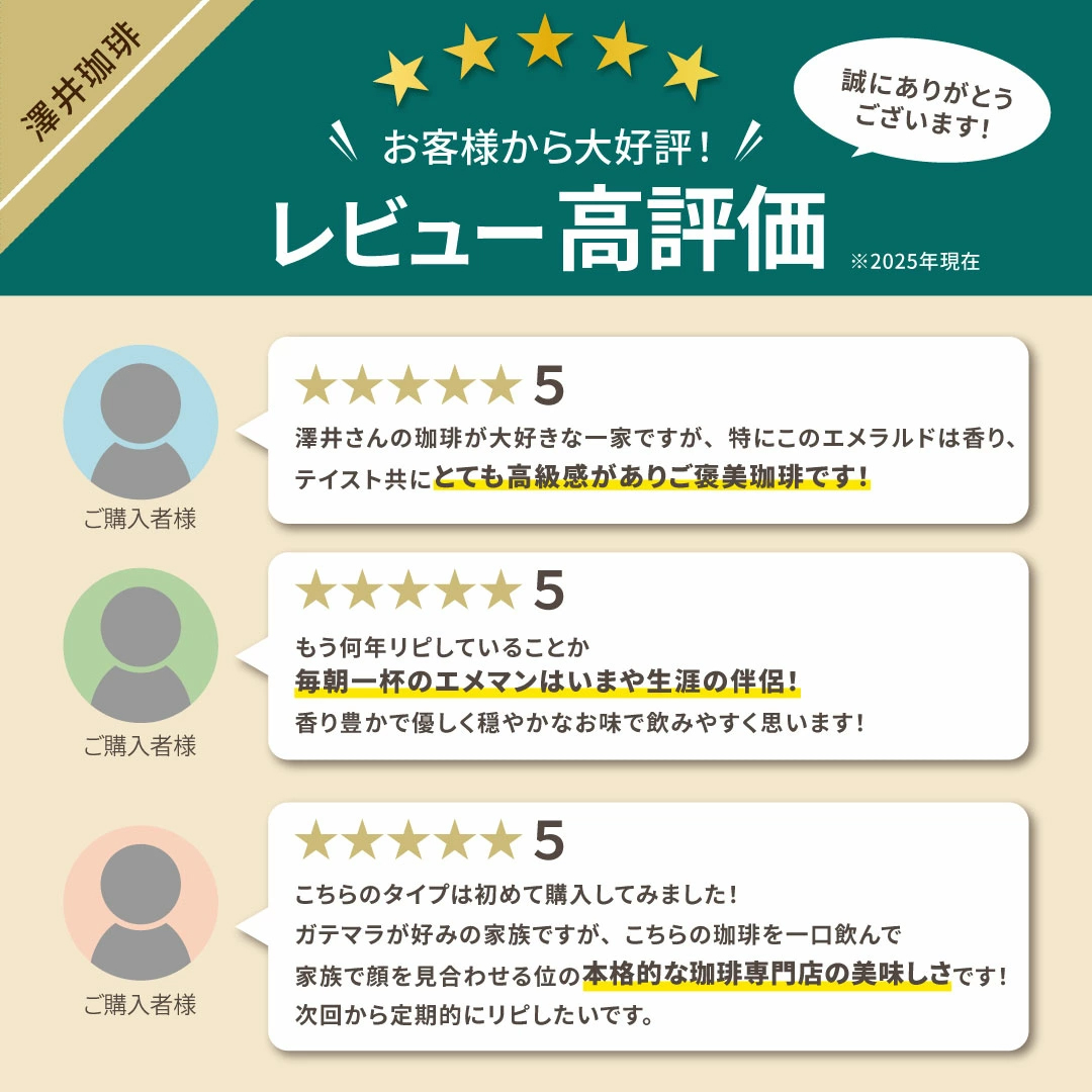 お客様 高評価 レビュー 満足度