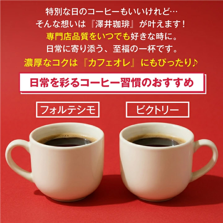 ブレンドフォルテシモ ビクトリーブレンド 日常 定番