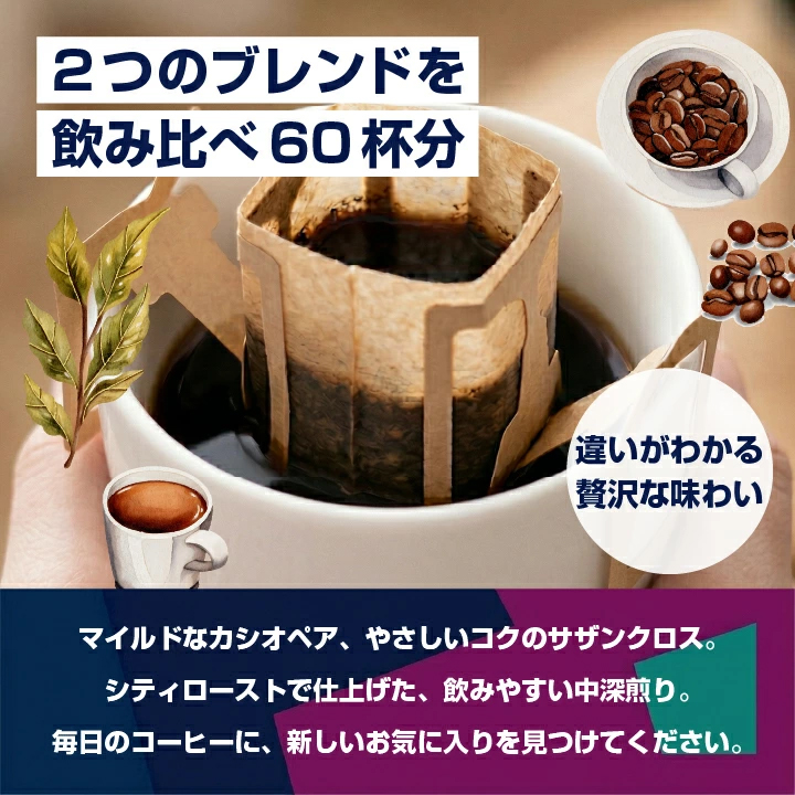 コーヒー 珈琲 ドリップコーヒー 1分で出来る...の詳細画像2