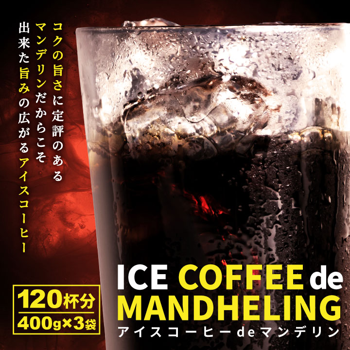 アイスコーヒー コーヒー 珈琲 コーヒー専門店の アイスコーヒーdeマンデリン 120 杯 福袋 グルメ 【RD】 【TS】