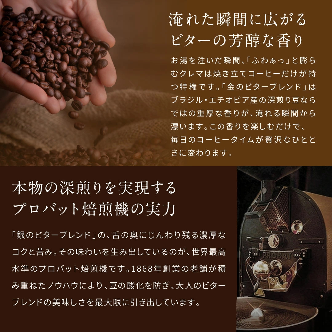 プロバット焙煎機 1868年創業 老舗 深煎り