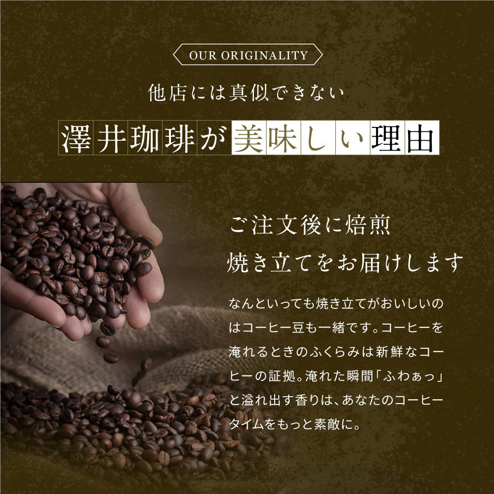 コーヒー 飲み比べ 5月のおすすめレギュラー福袋 3種 600g 澤井珈琲 【RD】 【TS】 | 澤井珈琲 | 09