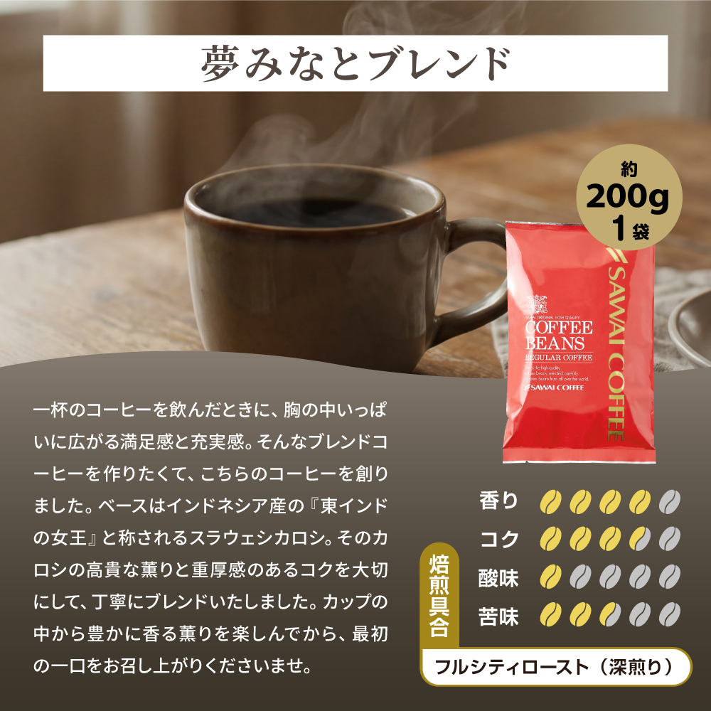 澤井珈琲 コーヒー 飲み比べ 3月のおすすめレギュラー福袋 3種 600g