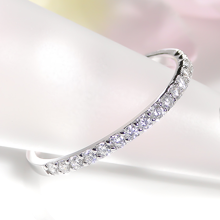 商品画像４ K10WG/YG/PG 0.2ct ダイヤ エタニティリング