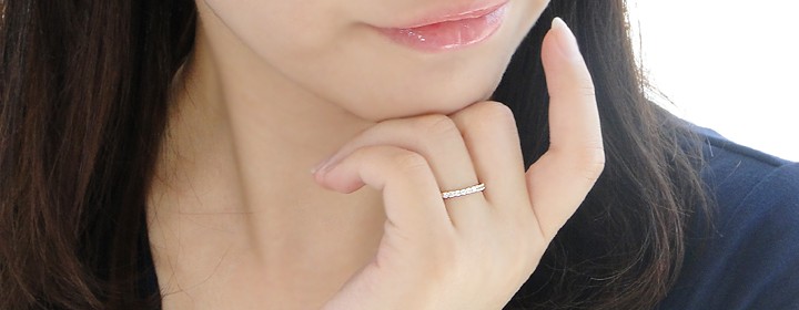 K18YG イエローゴールド ダイヤモンド エタニティ リング ダイヤ 指輪